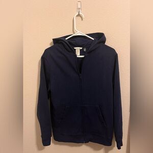 H&M Dark Blue Kids Zip-Up Hoodie